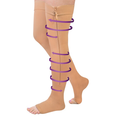 Wellife Kompressziós combharisnya cipzárral