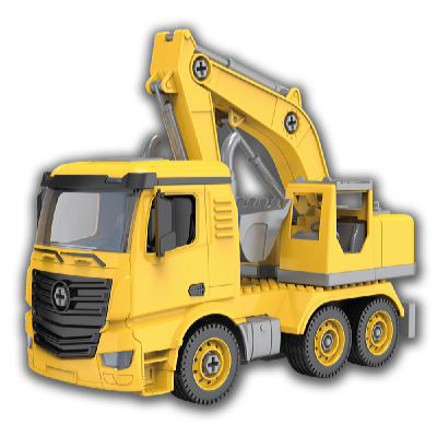 Kids World Logikai építőjáték – LOGIS AUTO markoló