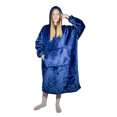 HomeLife Hoodie kapucnis TV kabát, kék