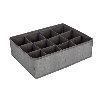 HomeLife 12 rekeszes fiókrendező, antracit