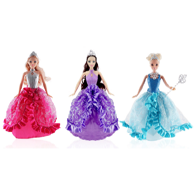 Kids World Păpușă BONNIE PRINCESS - 3 buc