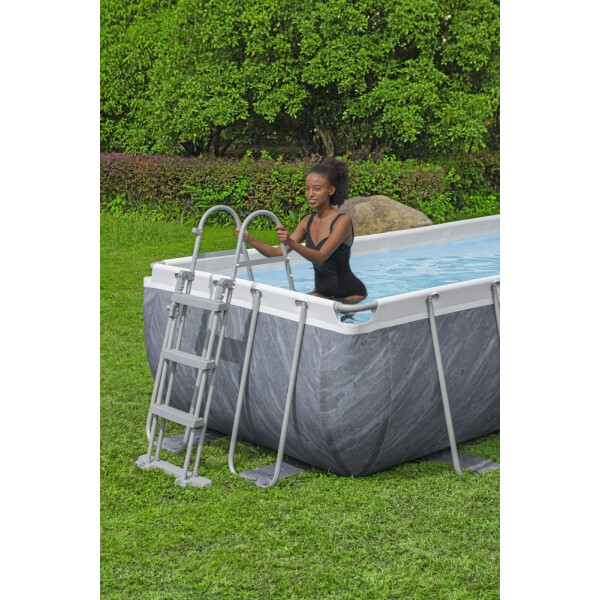 Bestway Steel Pro Max Marble 4,04 x 2,01 x 1 m piscină cu accesorii