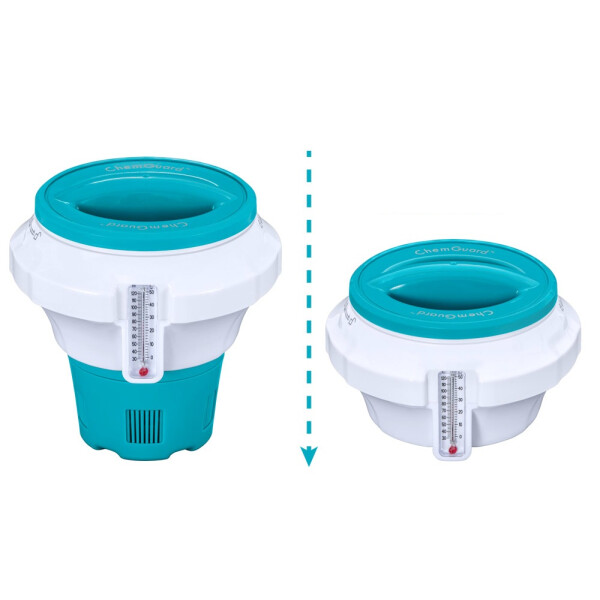 Bestway Úszó vegyszeradagoló hőmérővel és ChemGuard védőkesztyűvel