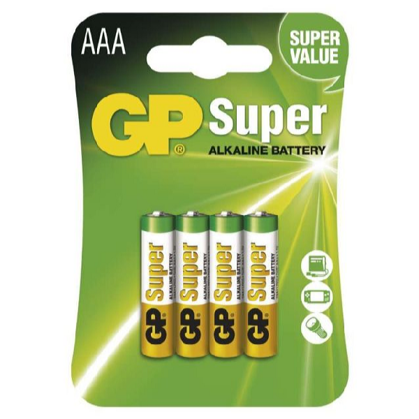 GP Batteries Element alcalin GP 1,5V AAA 4 buc