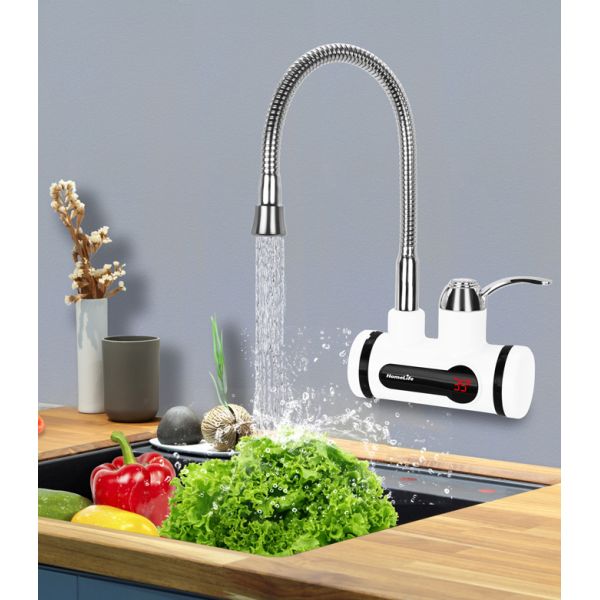 HomeLife WALL DIGITERM Flexi elektromos vízmelegítős csaptelep SDR-10C-3