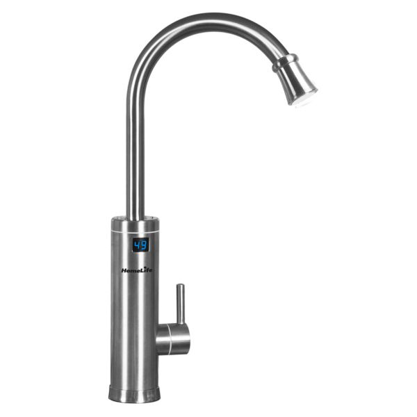 HomeLife INOX DIGITAL elektromos vízmelegítős csaptelep