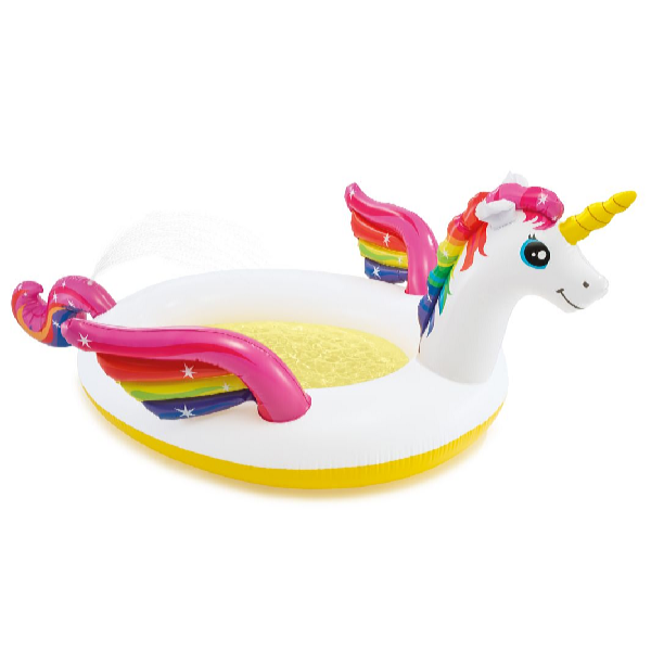 Intex Piscină pentru copii Unicorn cu duș 272 x 193 x 104 cm
