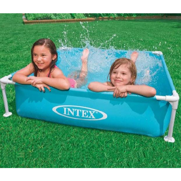 Intex Mini Frame gyermekmedence kék 122 x 122 x 30 cm