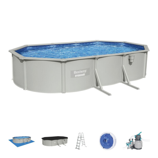 Bestway Piscină Hydrium 6,1 x 3,6 x 1,2 m cu accesorii