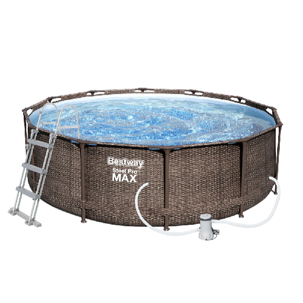 Bestway Steel Pro Max Rattan 3,66 x 1 m medence szett