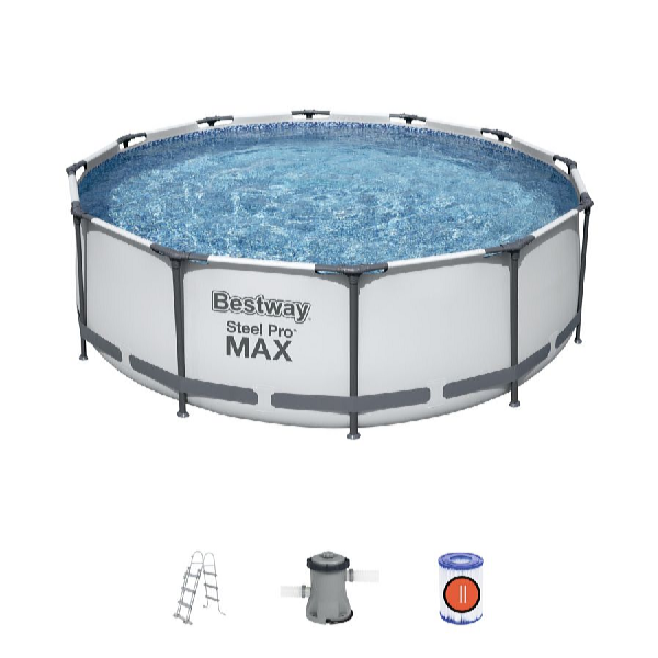 Bestway Steel Pro Max 3,66 x 1 m medence szett