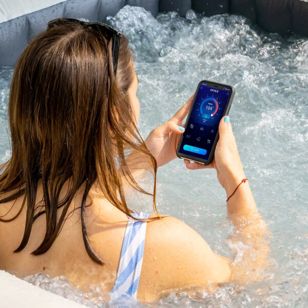 Intex Piscină jacuzzi PureSpa GreyStone Deluxe