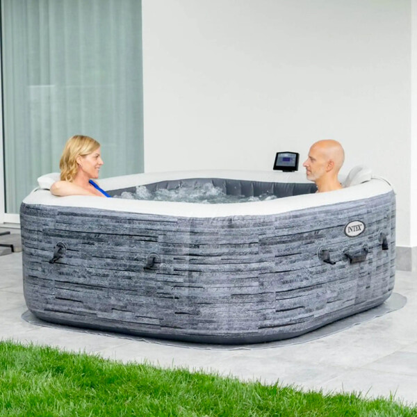 Intex Piscină jacuzzi PureSpa GreyStone Deluxe