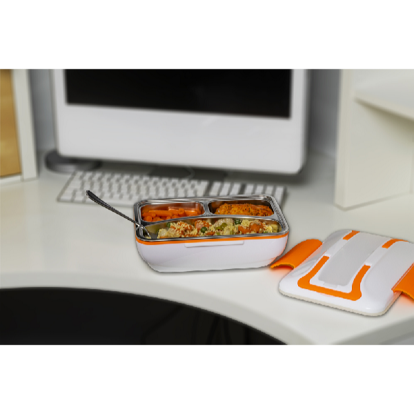 De Gusto Ételmelegítő doboz WARMY 12V/230V narancssárga