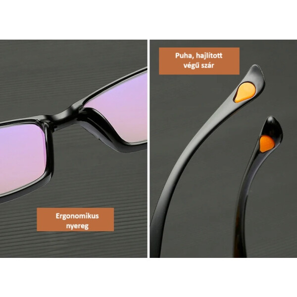 Tom Martin OPTIC dioptriás szemüveg, fekete +2,50