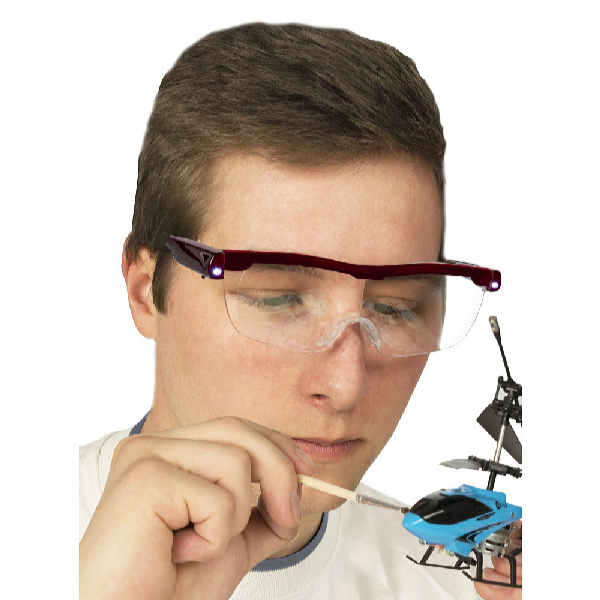 HomeLife ZOOM Double LED nagyító szemüveg