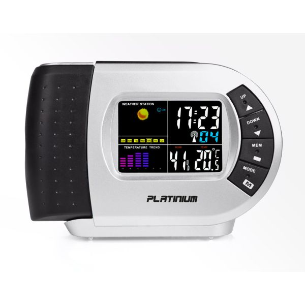 Platinium Ébresztőóra időjárás állomással és projektorral RS5012LBTC