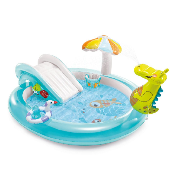 Intex Krokodilos játszóközpont 201 x 170 x 84 cm
