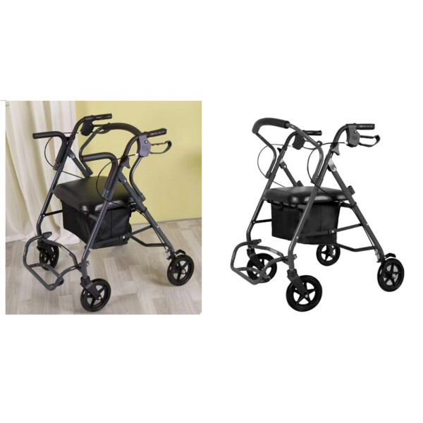 HomeLife Cadru de mers rulant Comfort 2in1