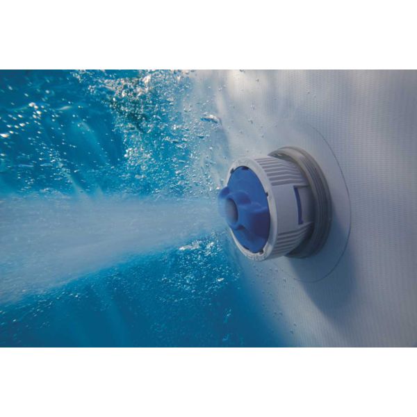Bestway Set piscină Power Steel Ovală 5,49 x 2,74 x 1,22 m