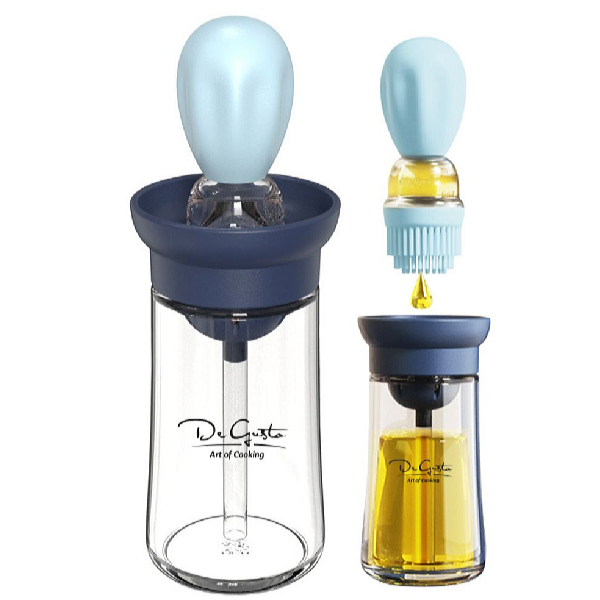 De Gusto Olajtartó 2in1 szilikon adagolóval