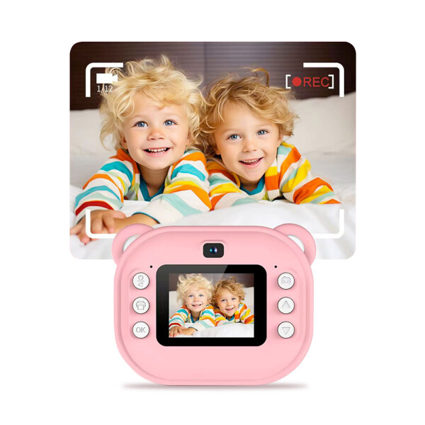 Platinium InstaPrint digitális fényképezőgép nyomtatóval - rózsaszín