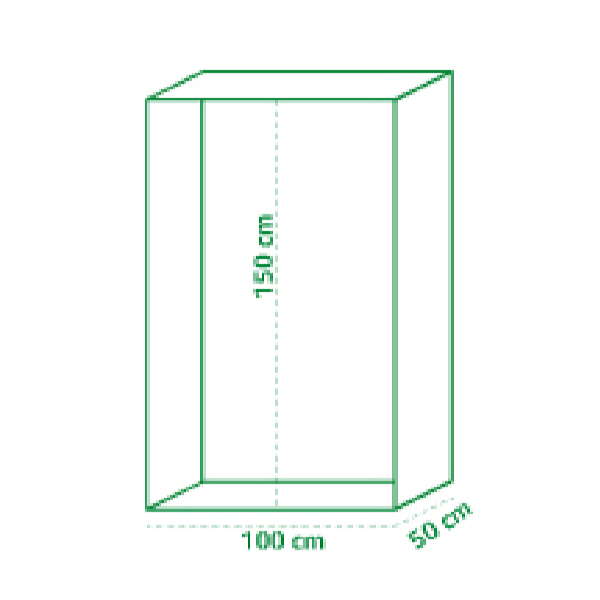 Garden King TopGreen kerti fóliasátor 100 x 150 x 50 cm BG-F-00704