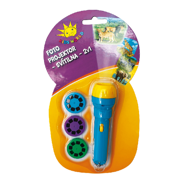 Kids World Fotóprojektor + zseblámpa Afrika
