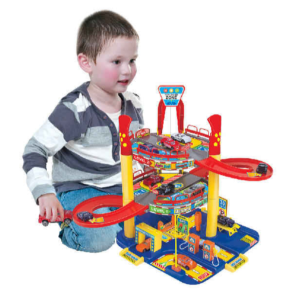 Kids World CAR ZONE emeletes játékgarázs