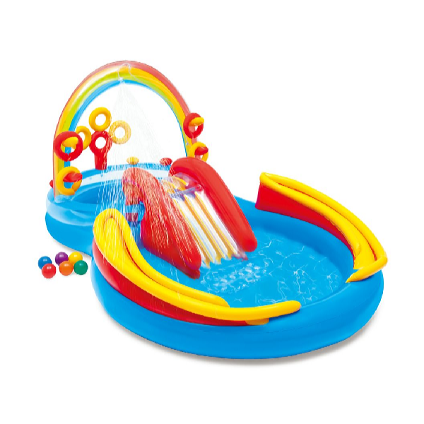 Intex Rainbow Ring játszóközpont 297 x 193 x 135 cm