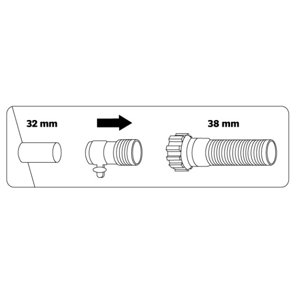 Intex Adaptor piscină INTEX B