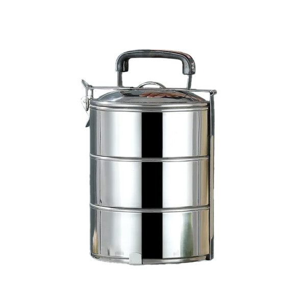 De Gusto Rozsdamentes acél ételhordó 3 x 0,9 l