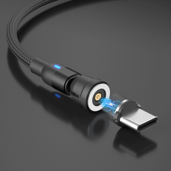 Platinium Cablu de încărcare magnetic 540° 3în1 2m