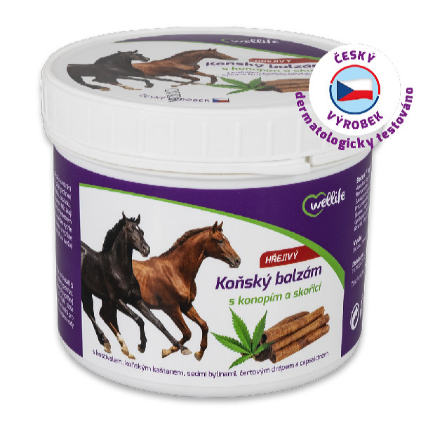 Wellife Lóbalzsam kenderrel és fahéjjal 500 ml