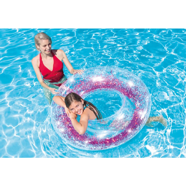Intex Colac Sparkling Glitter 119 cm roz