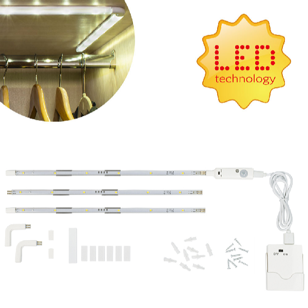 Platinium Șină LED wireless cu senzor de mișcare 90 cm MY-84053