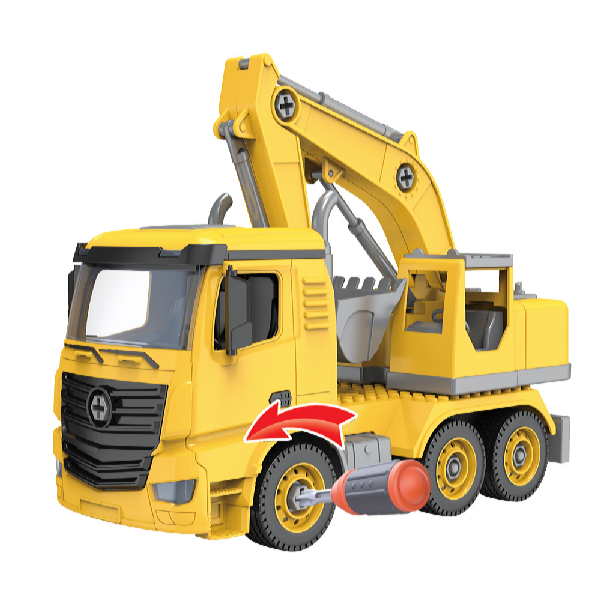 Kids World Set de construcție - excavator LOGIS AUTO