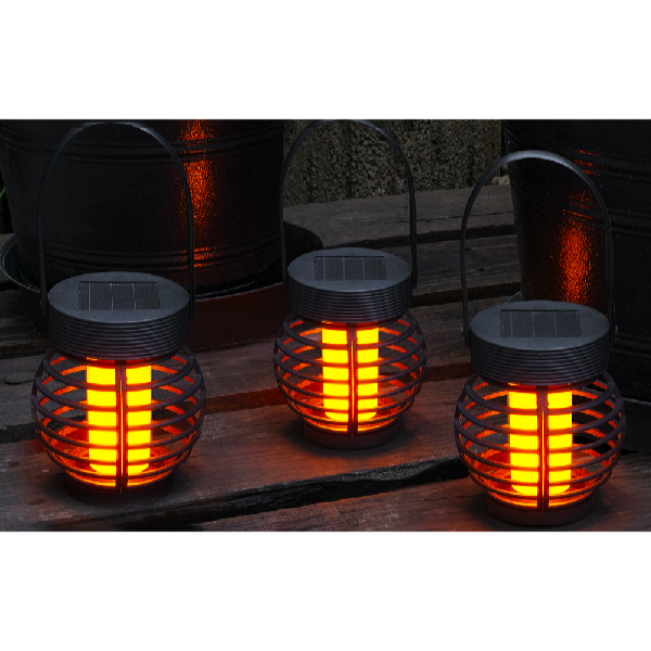 Garden King Felakasztható napelemes LED lámpák 3 db, meleg fehér SL-1003