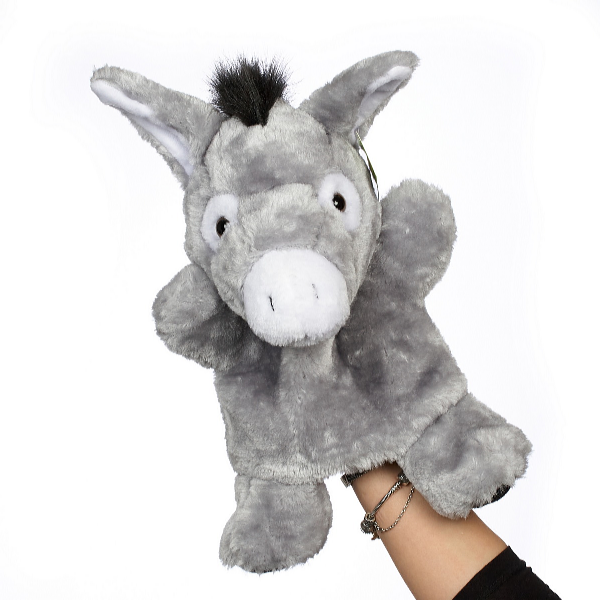 Kids World Plüss csacsi kesztyűbáb 37 cm