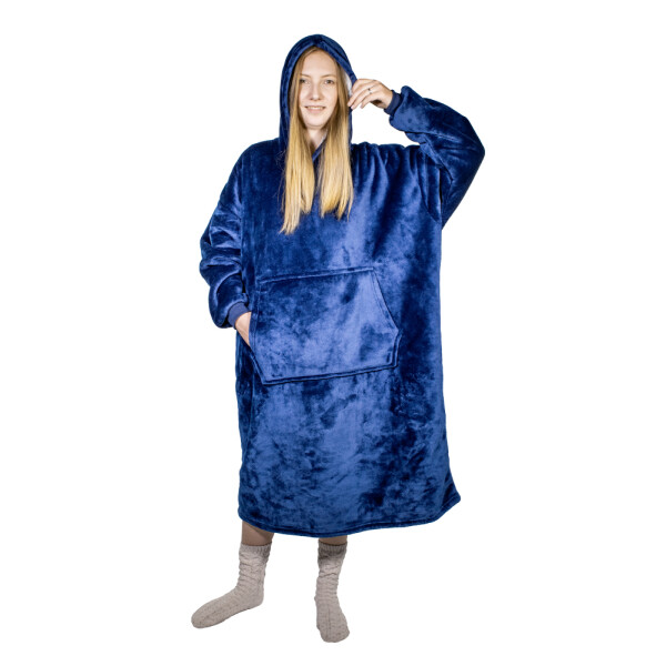 HomeLife Hoodie kapucnis TV kabát, kék