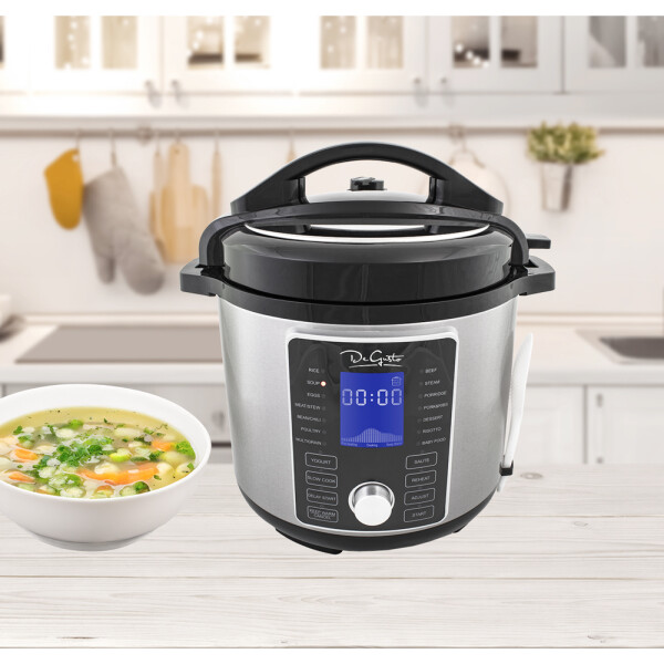 De Gusto TurboMaster elektromos multifunkciós gyorsfőző edény