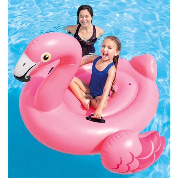 Intex Felfújható flamingó fogantyúkkal 147 x 140 x 94 cm