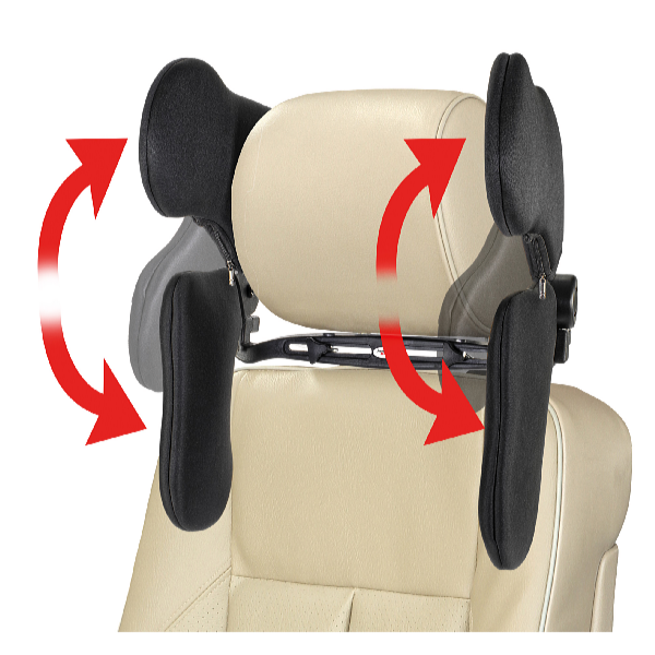 Road Star Állítható oldalsó autós fejtámla, fekete