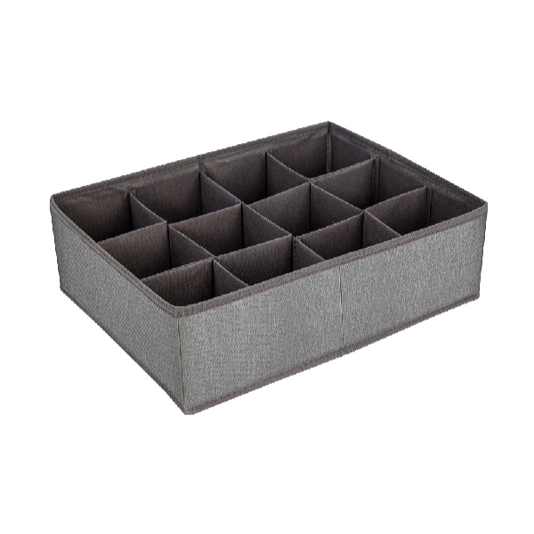 HomeLife 12 rekeszes fiókrendező, antracit