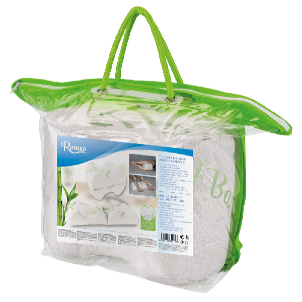 Romeo MEMORY BAMBOO lábtartó párna 2in1  55 x 20 x 10 cm