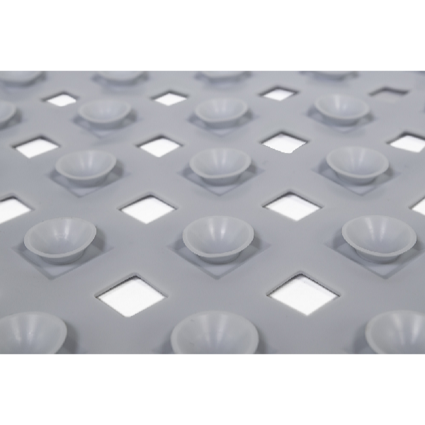 HomeLife Csúszásmentes fürdőszobai alátét 88 x 40 cm, szürke