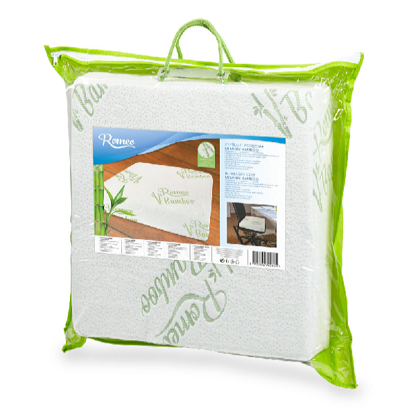 Romeo MEMORY BAMBOO magasított ülőpárna 45 x 45 x 10 cm