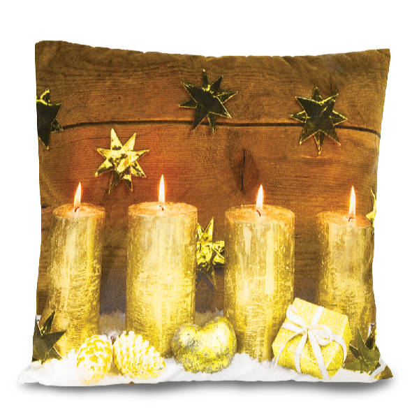 HomeLife LED-es világító párnahuzat 40 x 40 cm