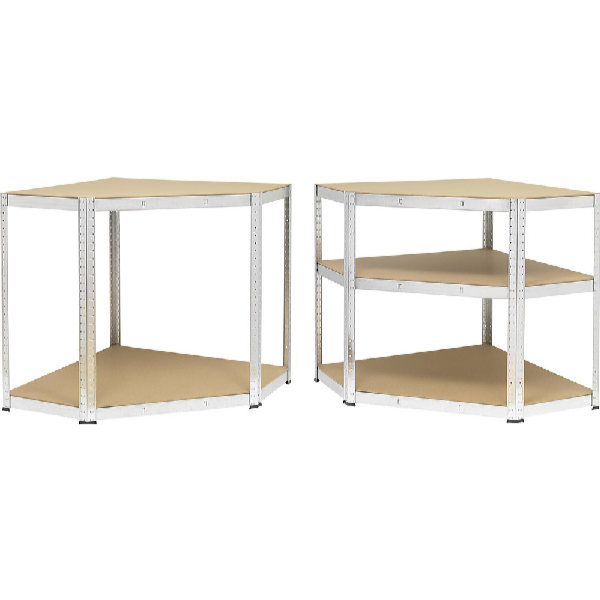 Profi Tools ZEUS fém sarokpolc ZEUS 180 x 90 x 70 x 40 cm 5 polccal TC-081