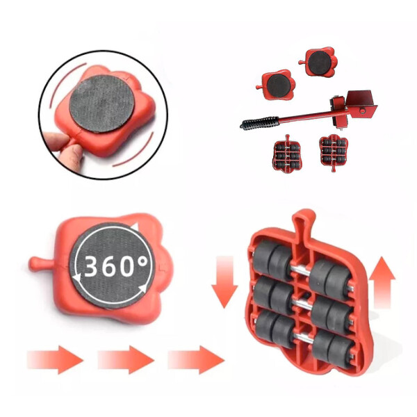 HomeLife EasyRoll bútormozgató készlet 5db-os